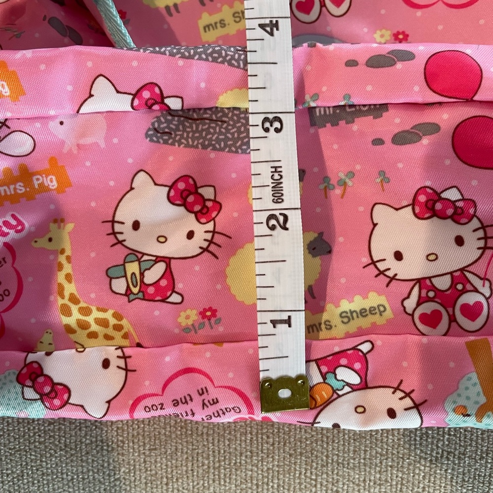 Hello Kitty Pink and Blue Patterned Backpack - Picture 15 of 16